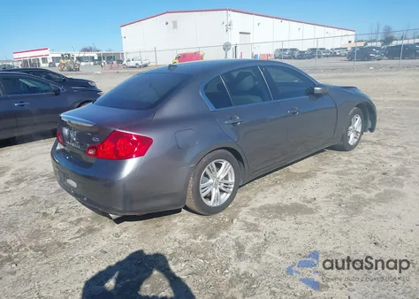 2011 Infiniti G25 Journey from USA, damaged, VIN JN1DV6AP0BM600307